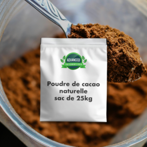 POUDRE DE CACAO NATURELLE SACS DE 25 KG
