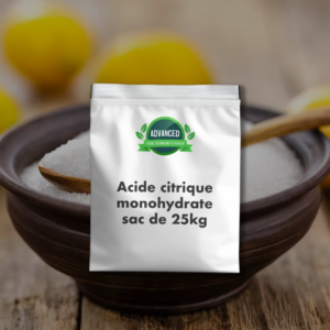 ACIDE CITRIQUE MONOHYDRATE SACS DE 25 KG