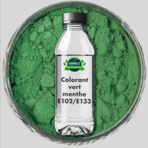 Colorant vert menthe E102/E133